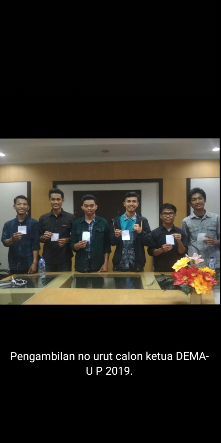 Gambar Sebanyak Enam Kandidat Dema-U Sampaikan Visi dan Misi